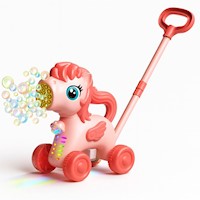 Carrito de Burbujas LED Pony
